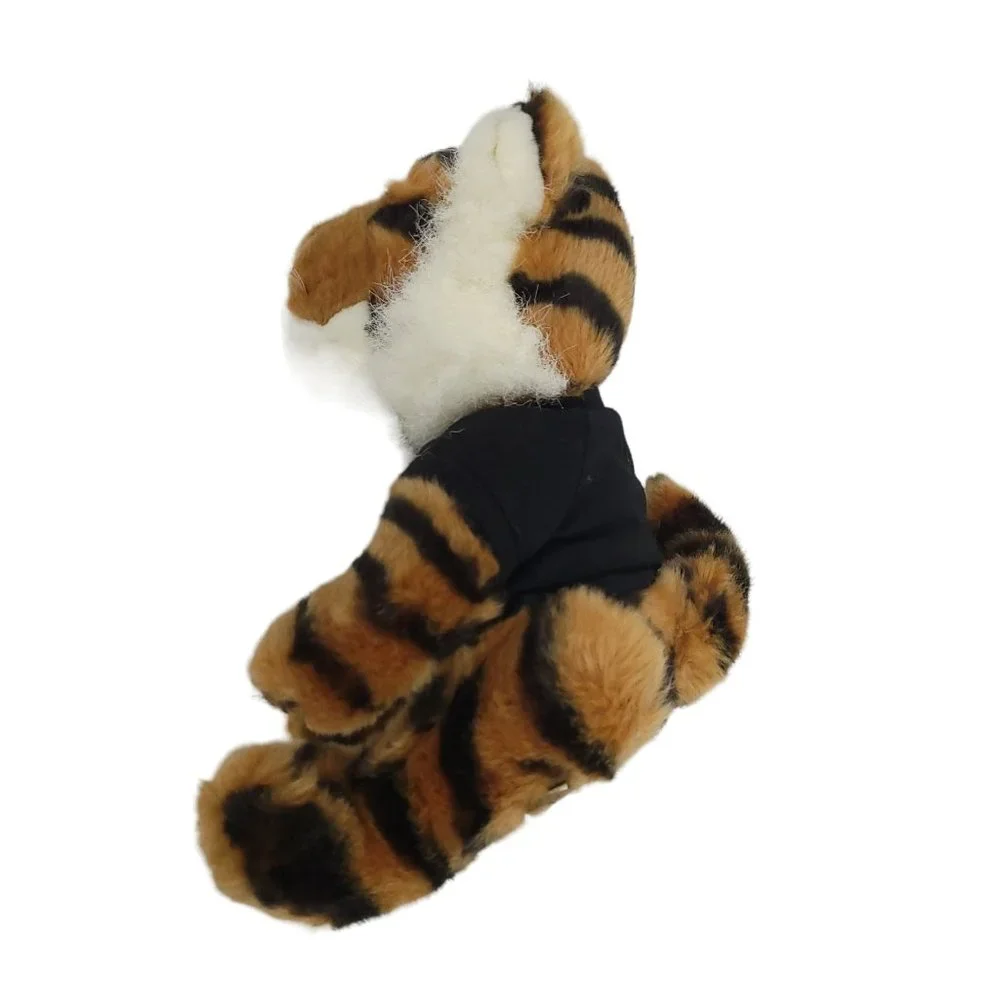 Vtg 92 MJC Purr-Fection Northeast Tigers Plush Stuffed Animal Toy T Shirt Mascot